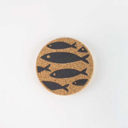 Fish Cork Coaster
