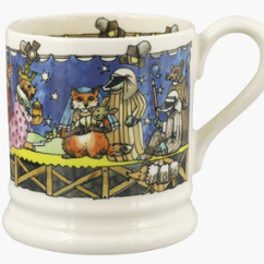 Year in the Country Nativity Scene 1/2 Pint Mug