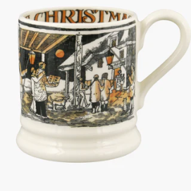 The Night Sky Christmas Carolling 1/2 Pint Mug