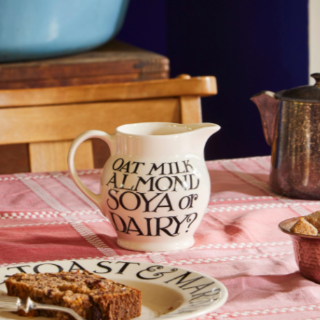 Black Toast Soya or Diary Jug