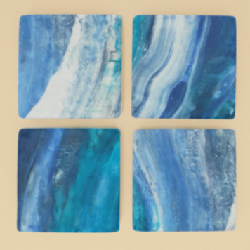 Ocean Resin Coasters
