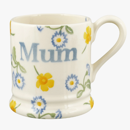 Buttercup & Daisies Mum 1/2 Pint Mug