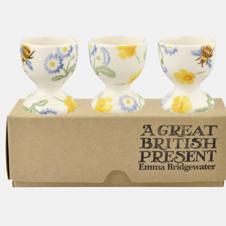 Buttercup & Daisies Set of 3 Egg Cups