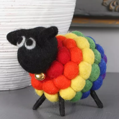 Ricky the Rainbow Sheep.