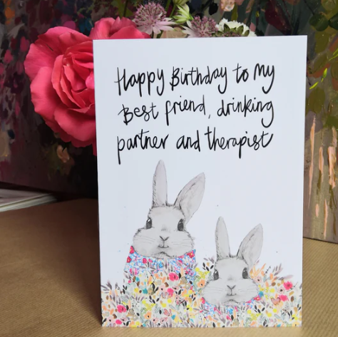 Best Friend Bunny Card