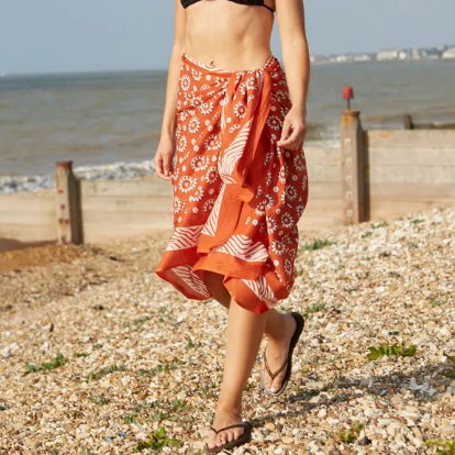 Hand Printed Cotton Sarong