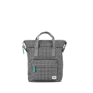 Bantry B Small Sustainable Gingham Black