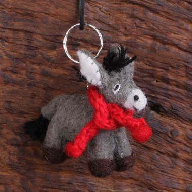 Dennis the Donkey Keyring