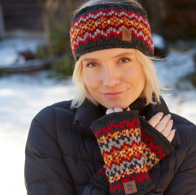 Shetland Handwarmer - Charcoal