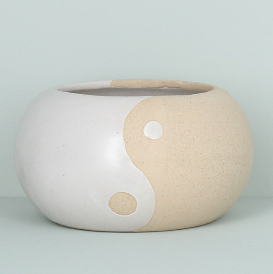 Ceramic Yin & Yang Pot Cover