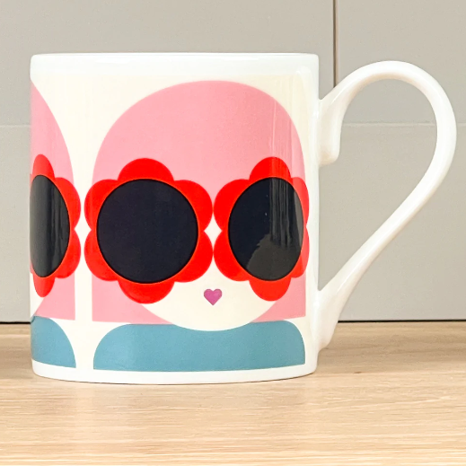 Lola Red + Blue Mug
