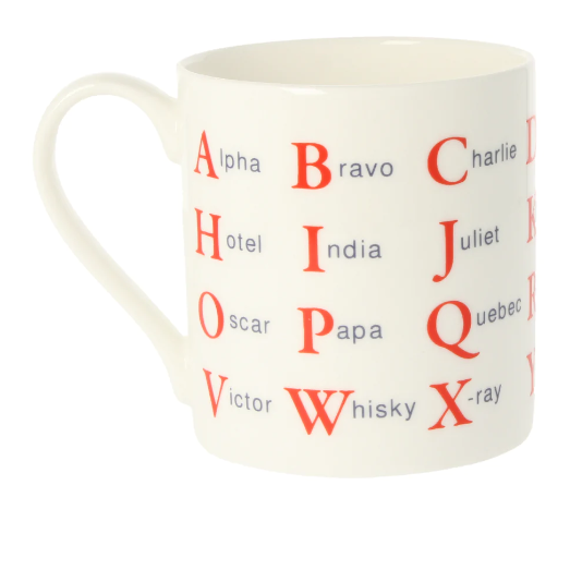 Nato Alphabet Mug