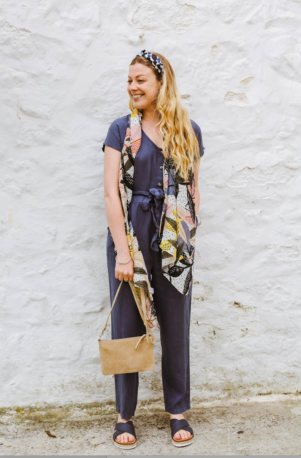 Kochi Jumpsuit - Navy