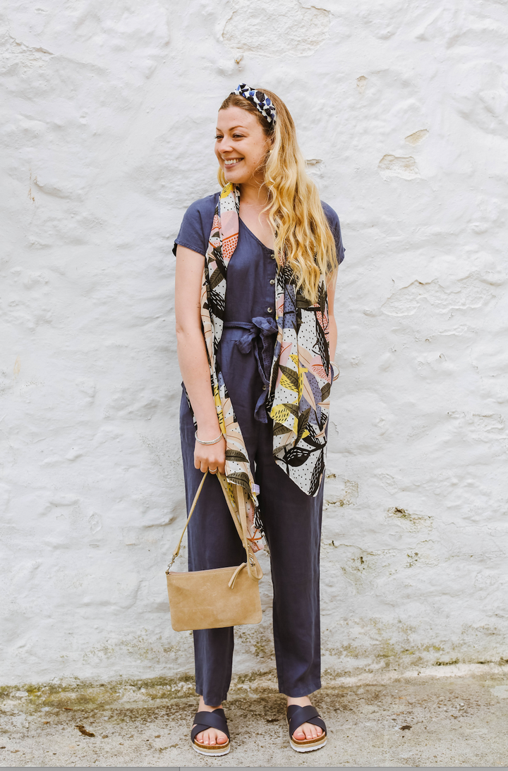 Kochi Jumpsuit - Navy