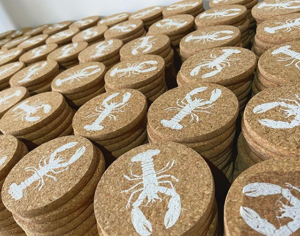 Cork Mat Sets by Liga - Coaster Sets S/4