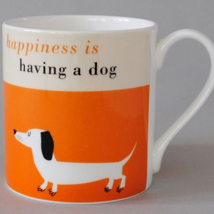 Happiness Sausage Dog Large Mug