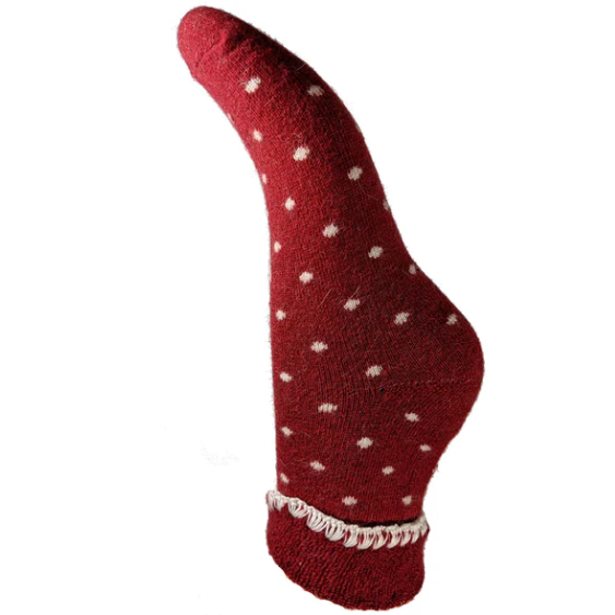 Small Dotty Cuff Socks