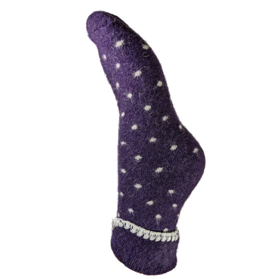 Small Dotty Cuff Socks