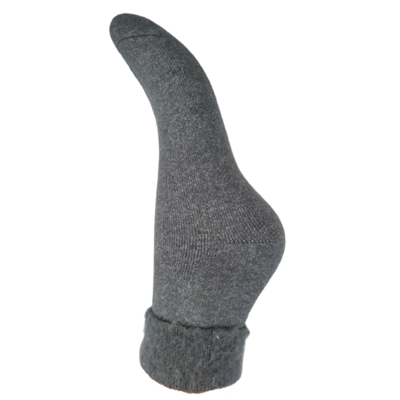 Plain Fitted Cuff Sock