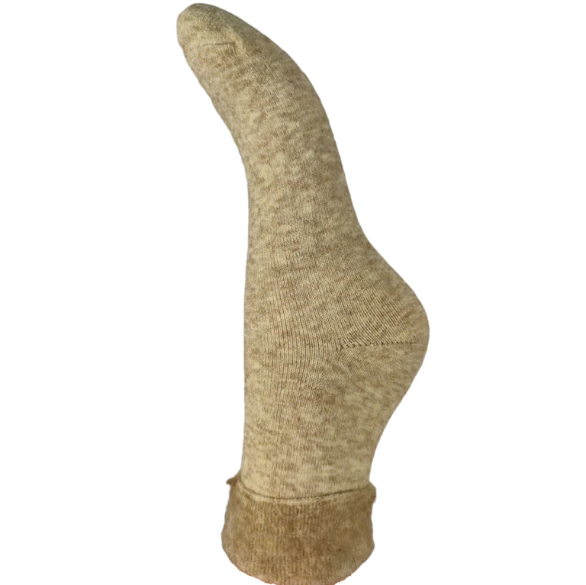 Plain Fitted Cuff Sock