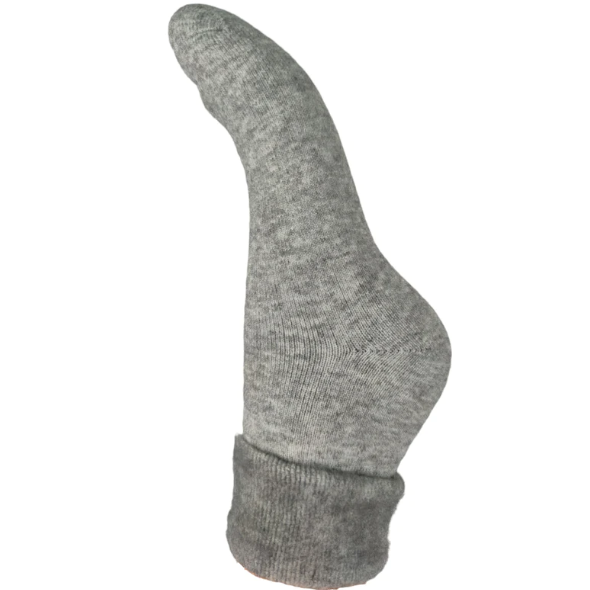 Plain Fitted Cuff Sock