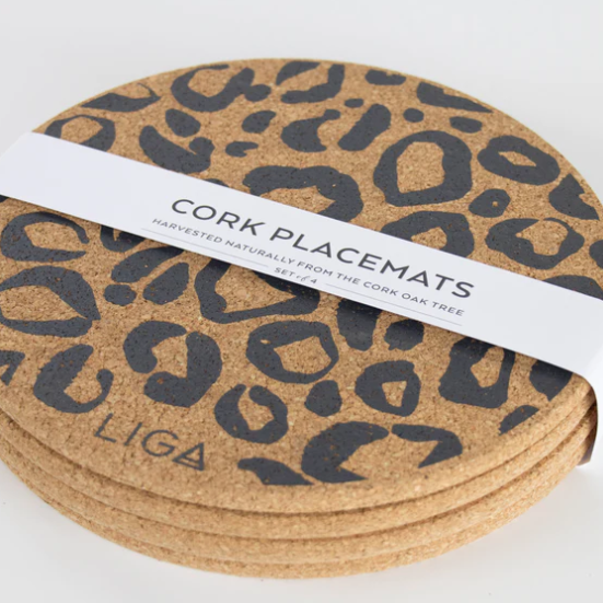 Cork Mat Placemat Sets by Liga - S/4
