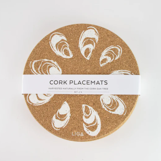 Cork Mat Placemat Sets by Liga - S/4