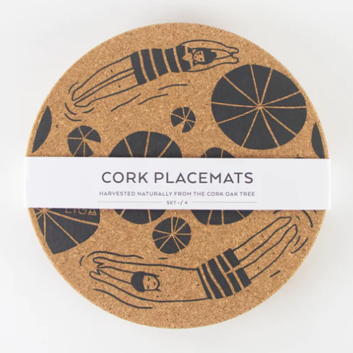 Cork Mat Placemat Sets by Liga - S/4