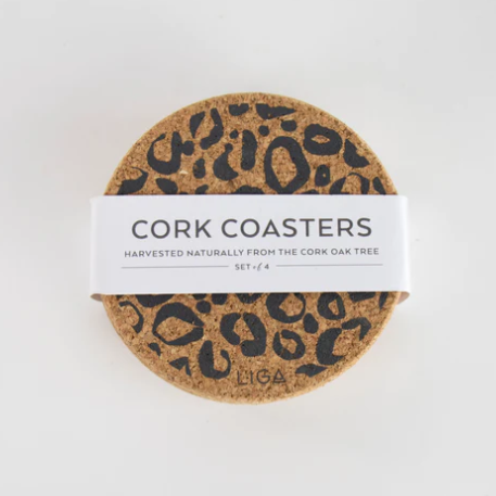Cork Mat Sets by Liga - Coaster Sets S/4