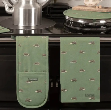 Hedgehogs Tea Towel