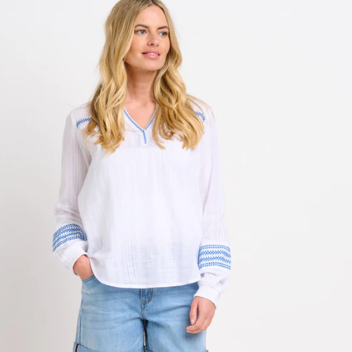 Nattie Embroidered Blouse
