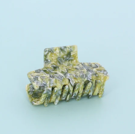 Milky Marble Medium Claw Clip