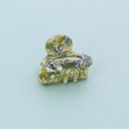 Milky Marble Small Claw Clip