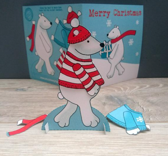 Christmas Bear Activity Card