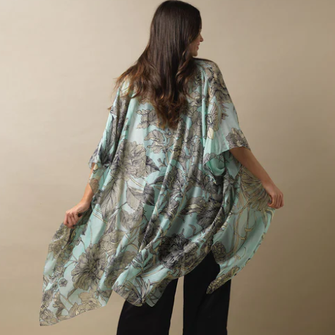 Etched Floral Throwover