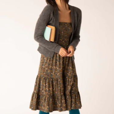 Hedgerow Floral Jersey Maxi Skirt