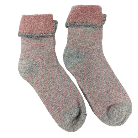 Wool Stripe Socks