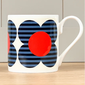 Striped Flower Mug