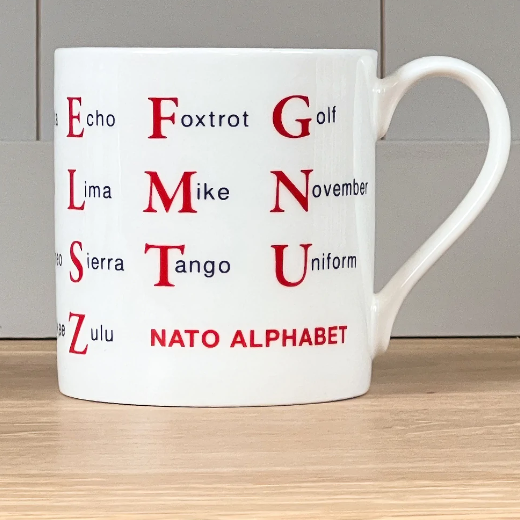 Nato Alphabet Mug