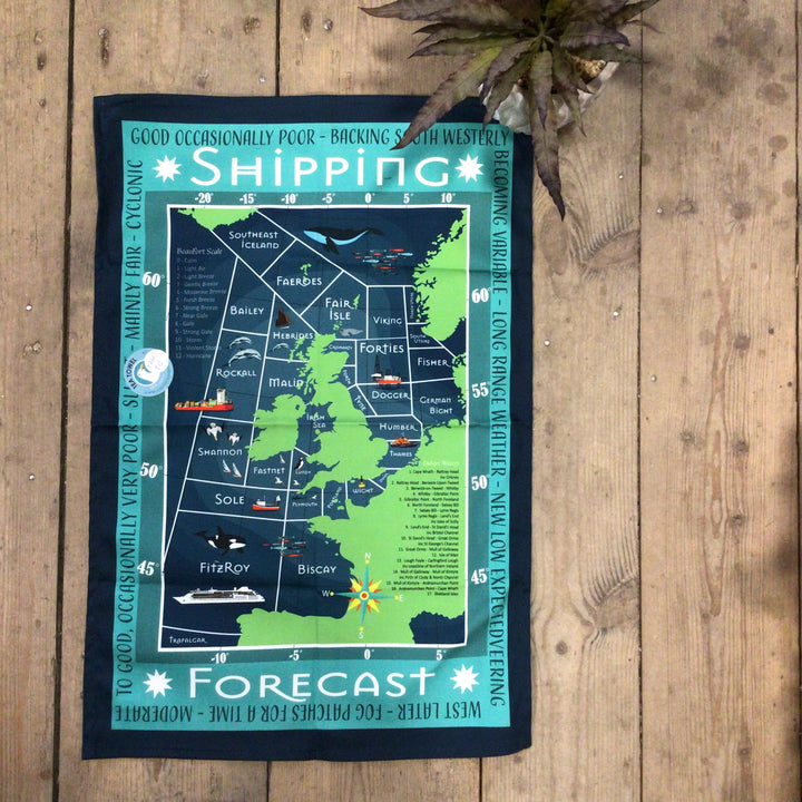 Shipping Forecast Teatowel