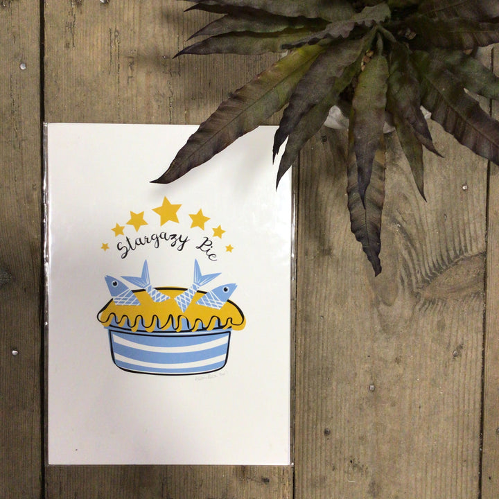 A4 Star Gazey Pie Print