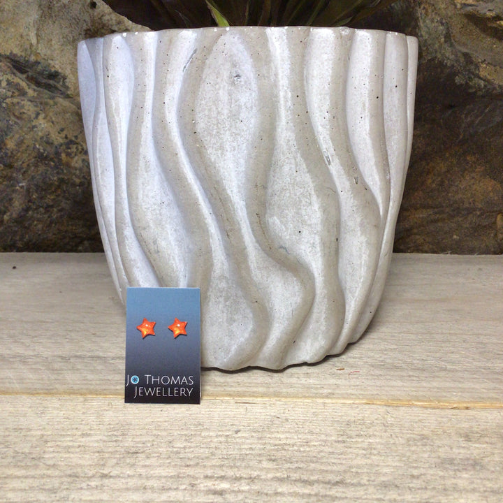 Square Resin and Stainless Steel Studs
