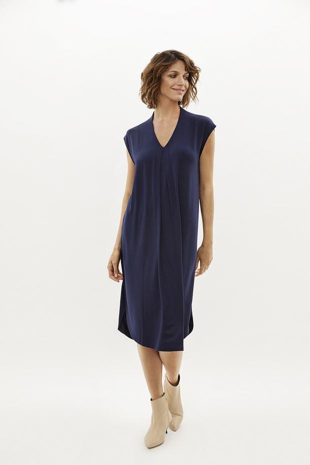 Stephanie Dress - Navy Blue