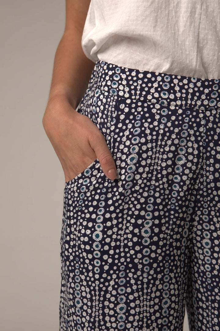 Flower Waves Palazzo Pants
