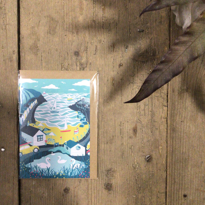Swanpool Greetings Card