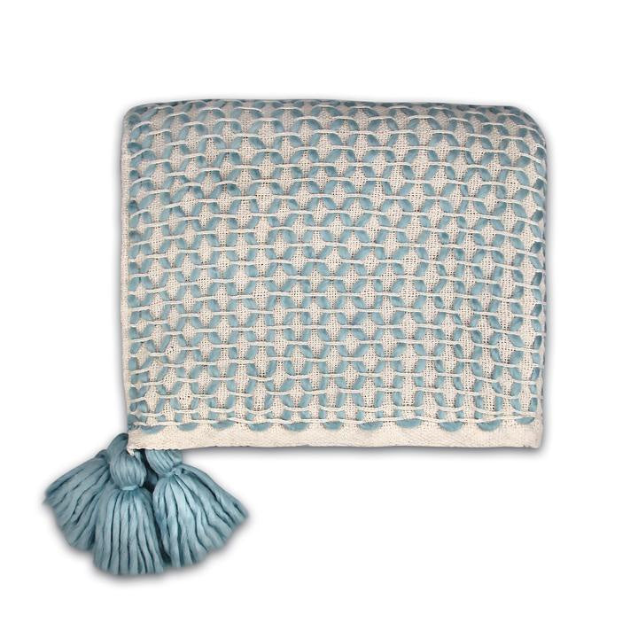 Lattice Throw - Blue