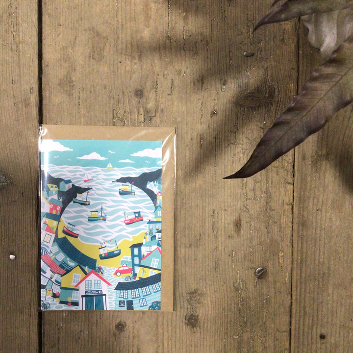 Port Isaac Greetings Card