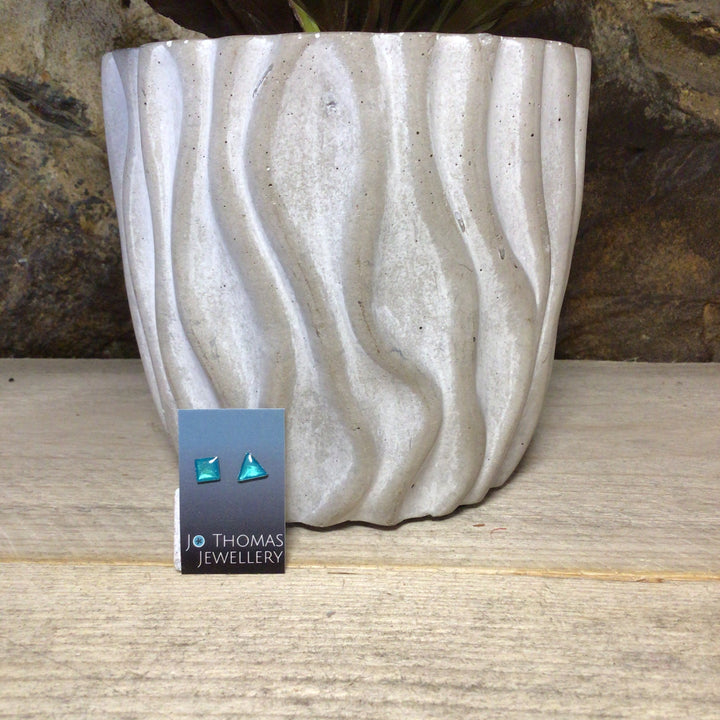 Triangle and Square Resin and Stainless Steel Studs