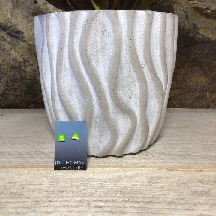 Triangle and Square Resin and Stainless Steel Studs