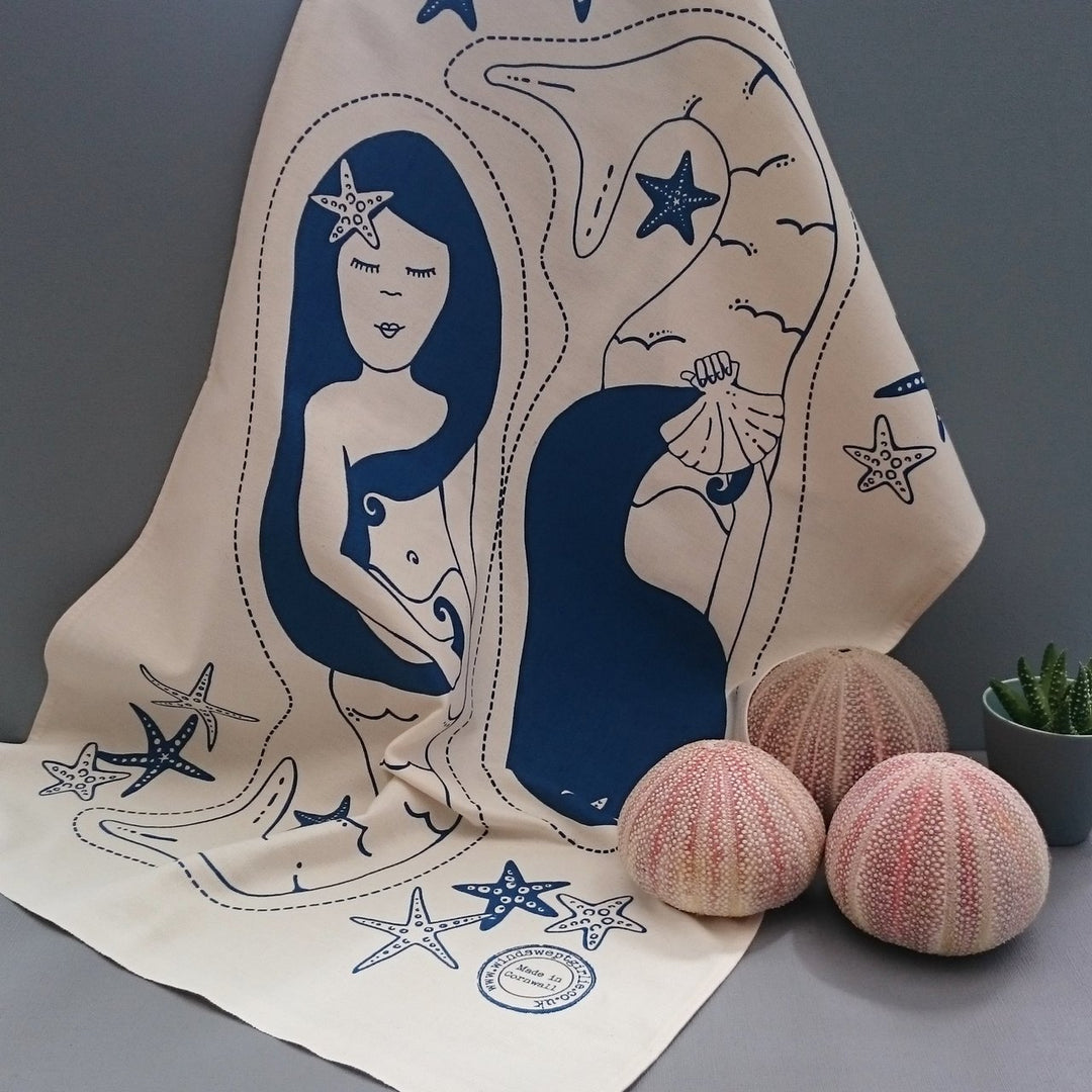 Make your own Mermaid Tea Towel